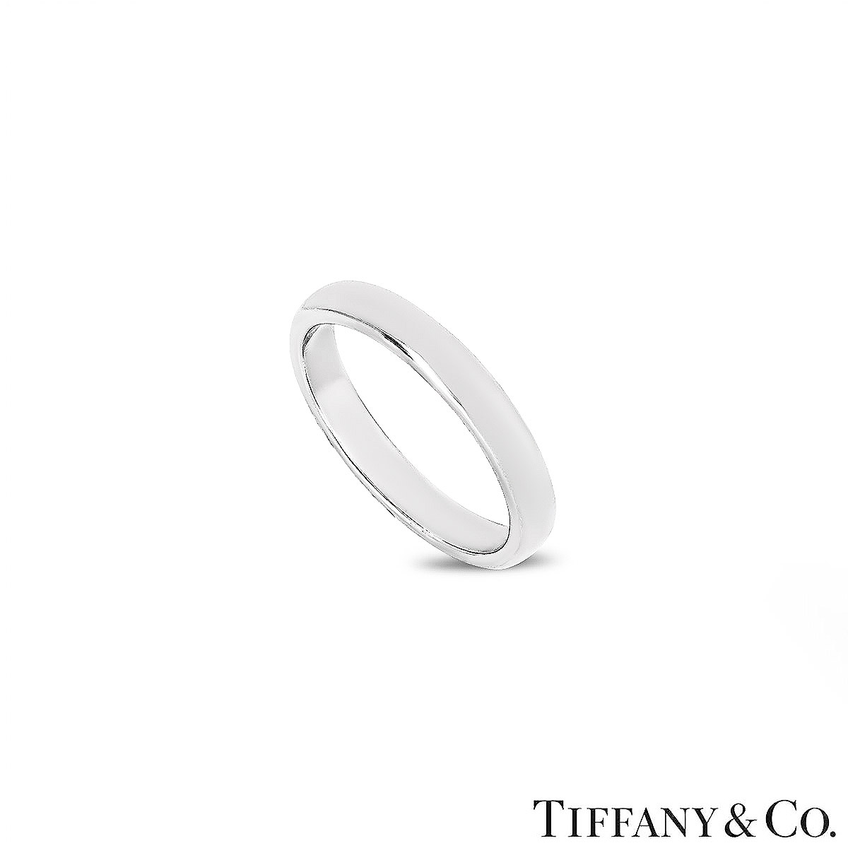 Tiffany & Co. Platinum 3mm Tiffany Forever Wedding Ring Tiffany & Co. Platinum 3mm Tiffany Forever Wedding Ring